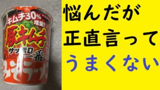 サッポロ一番みそラーメン豚キムチ