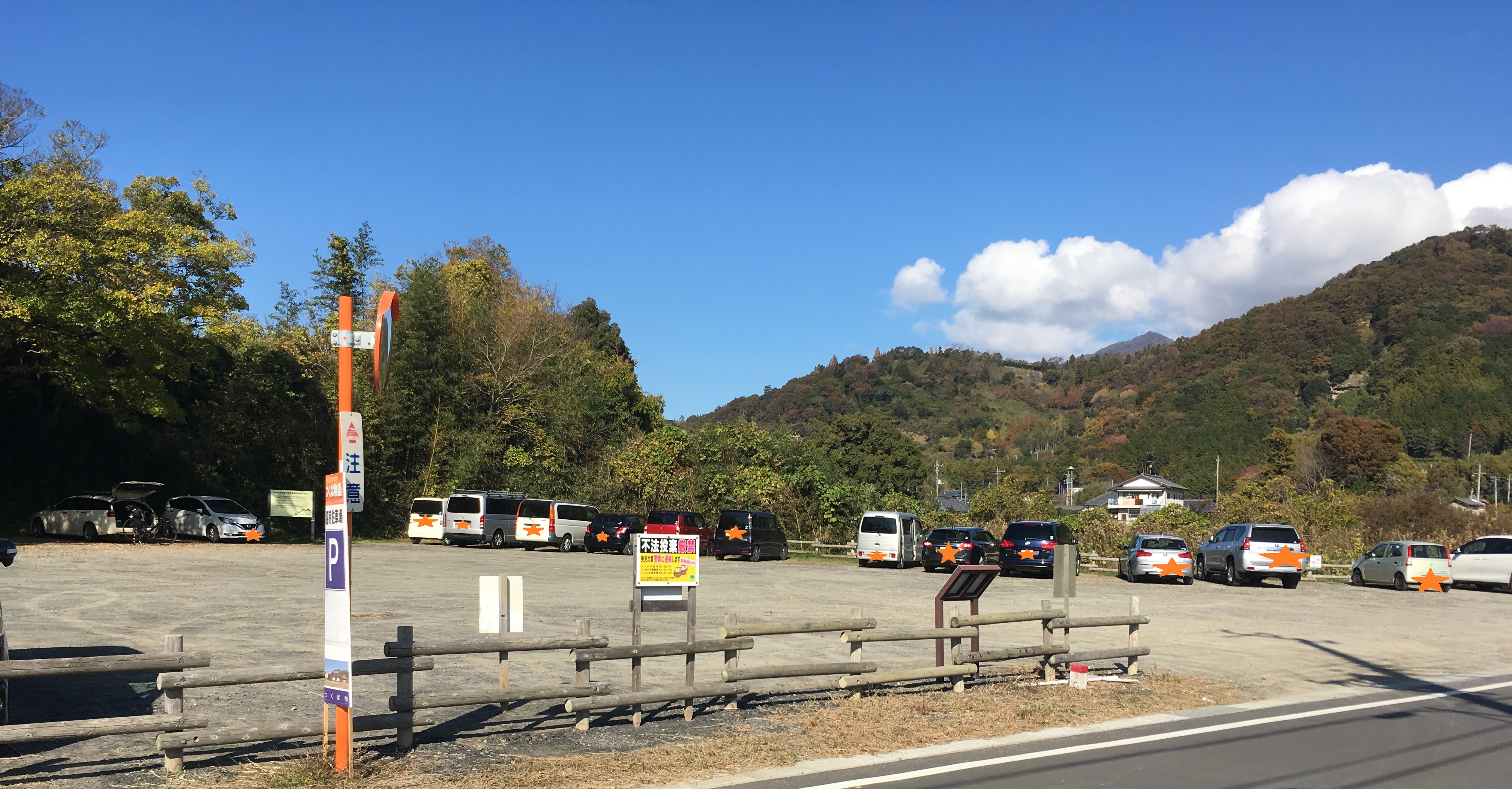 登山ダイエット　平沢駐車場