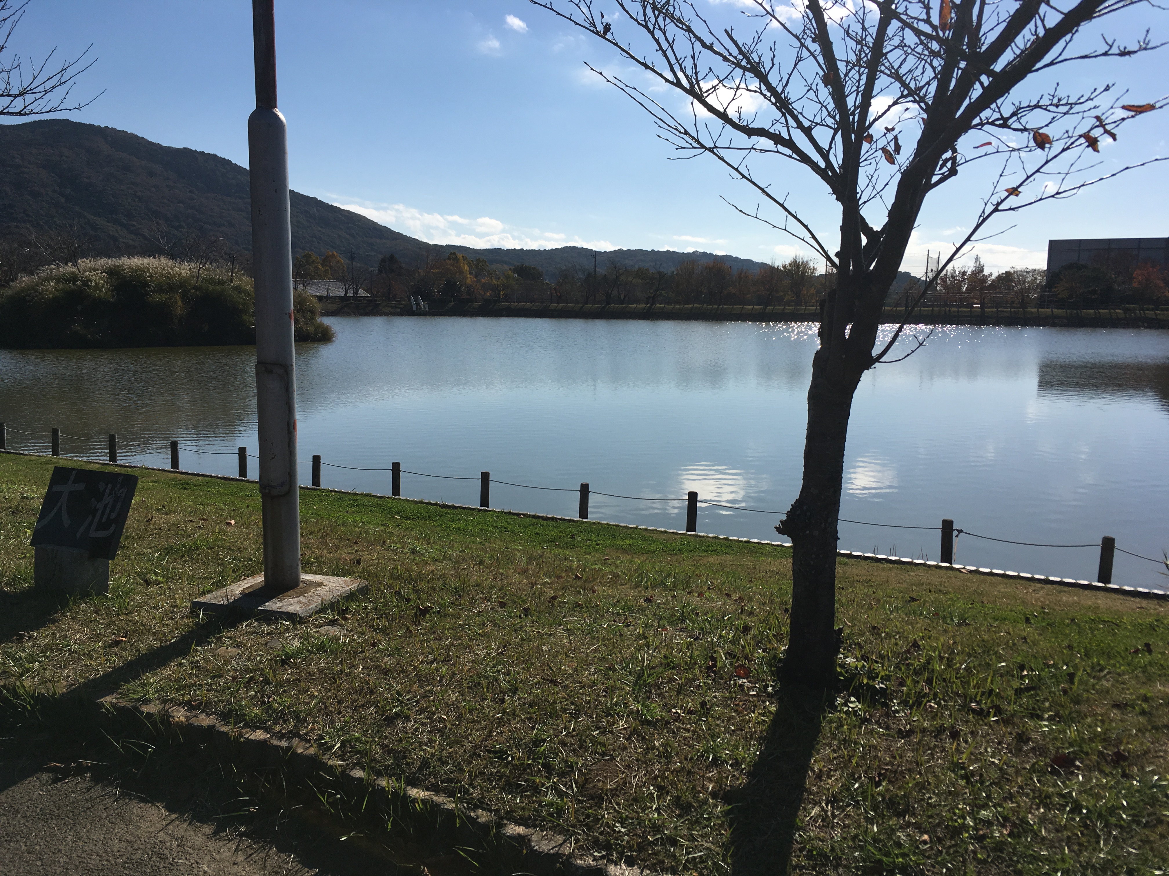 宝篋山スタート地点大池公園