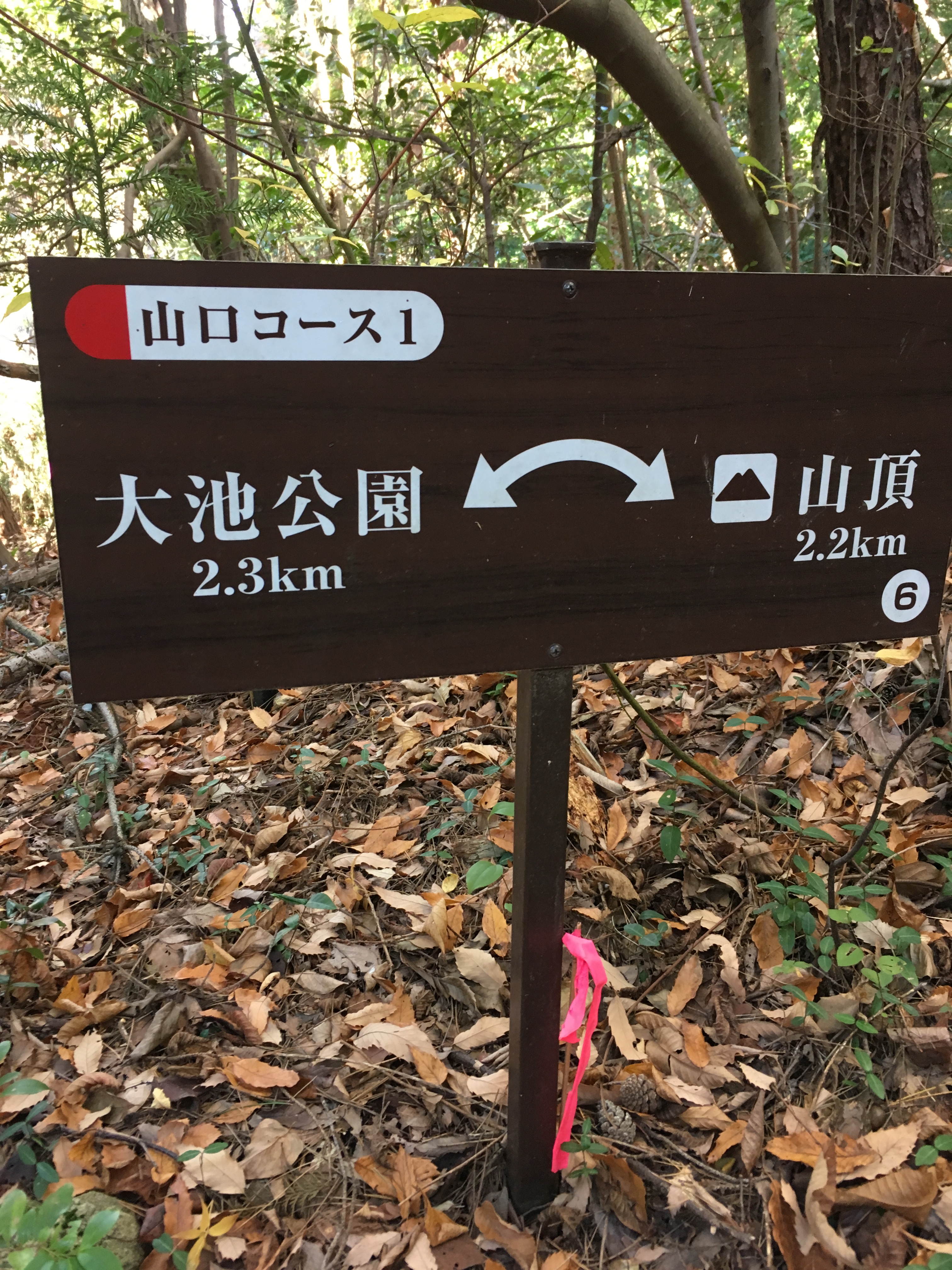 ダイエット登山　宝篋山　案内看板6