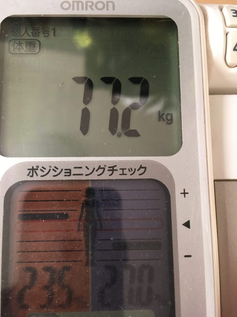 77.2キロ